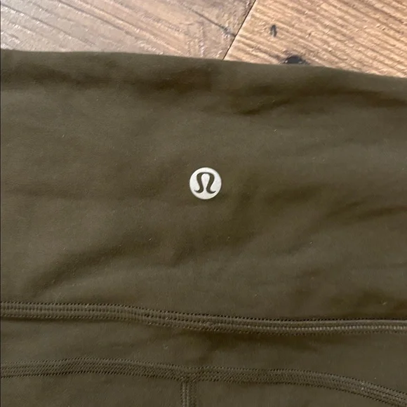 Lululemon Groove Super-High-Rise Flared Pant Nulu size 16 green - Picture 9 of 9